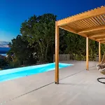 4 With Heated Pool Soline, Krk, 280 M From Beach, By 4villas ヴィラ ソリネ