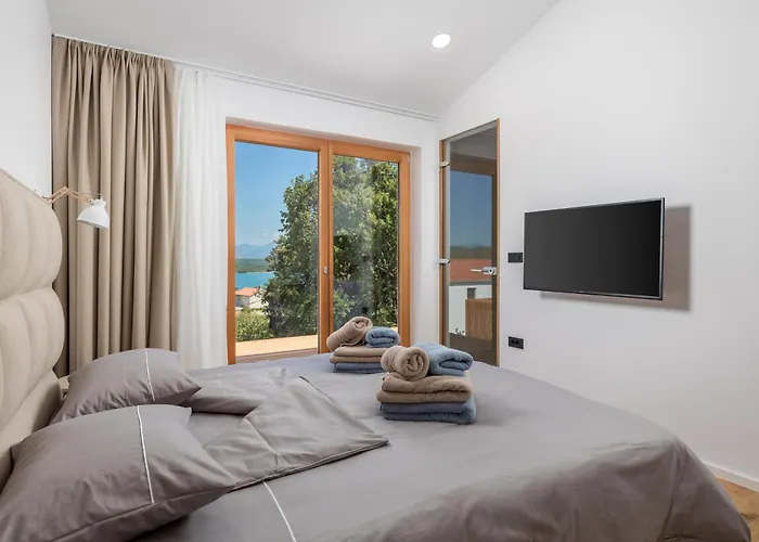 4 With Pool Soline, Krk, 280 M From Beach, By 4villas
