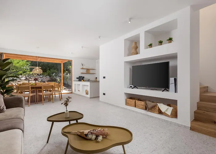 Villa 4 With Pool Soline, Krk, 280 M From Beach, By 4villas *
