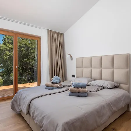 4 With Heated Pool Soline, Krk, 280 M From Beach, By 4villas *