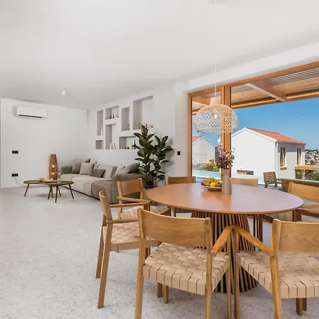 Vila 4 With Heated Pool Soline, Krk, 280 M From Beach, By 4villas