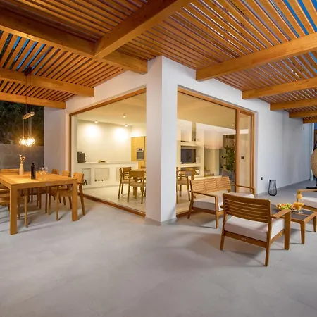 4 With Pool Soline, Krk, 280 M From Beach, By 4villas *