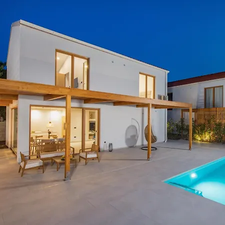 4 With Pool Soline, Krk, 280 M From Beach, By 4villas Villa *