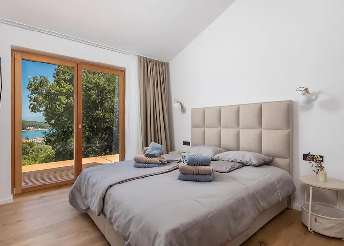 4 With Pool Soline, Krk, 280 M From Beach, By 4villas *