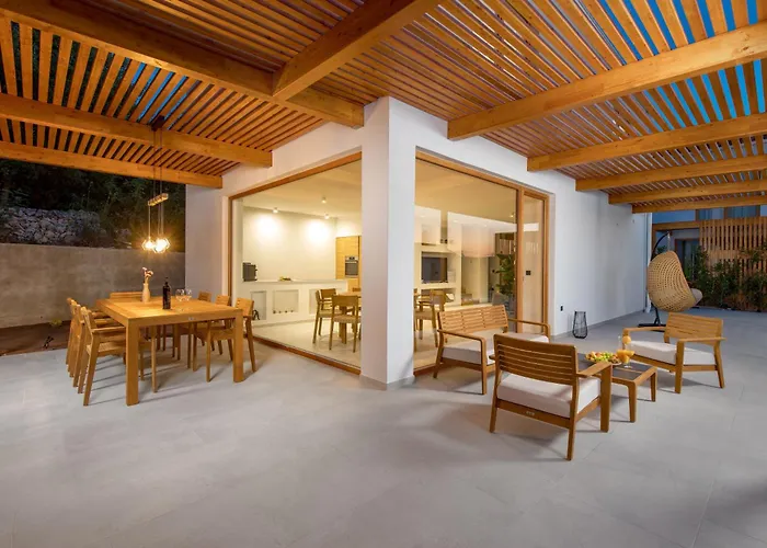 4 With Pool Soline, Krk, 280 M From Beach, By 4villas *